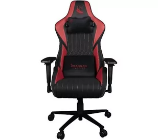 Konix Hel Gamingowy do 150kg Skóra ECO Czarno-czerwony - Fotele gamingowe - miniaturka - grafika 1
