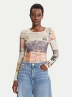 Bluzki damskie - Desigual Bluzka Limbani 25WWTK33 Kolorowy Regular Fit - miniaturka - grafika 1