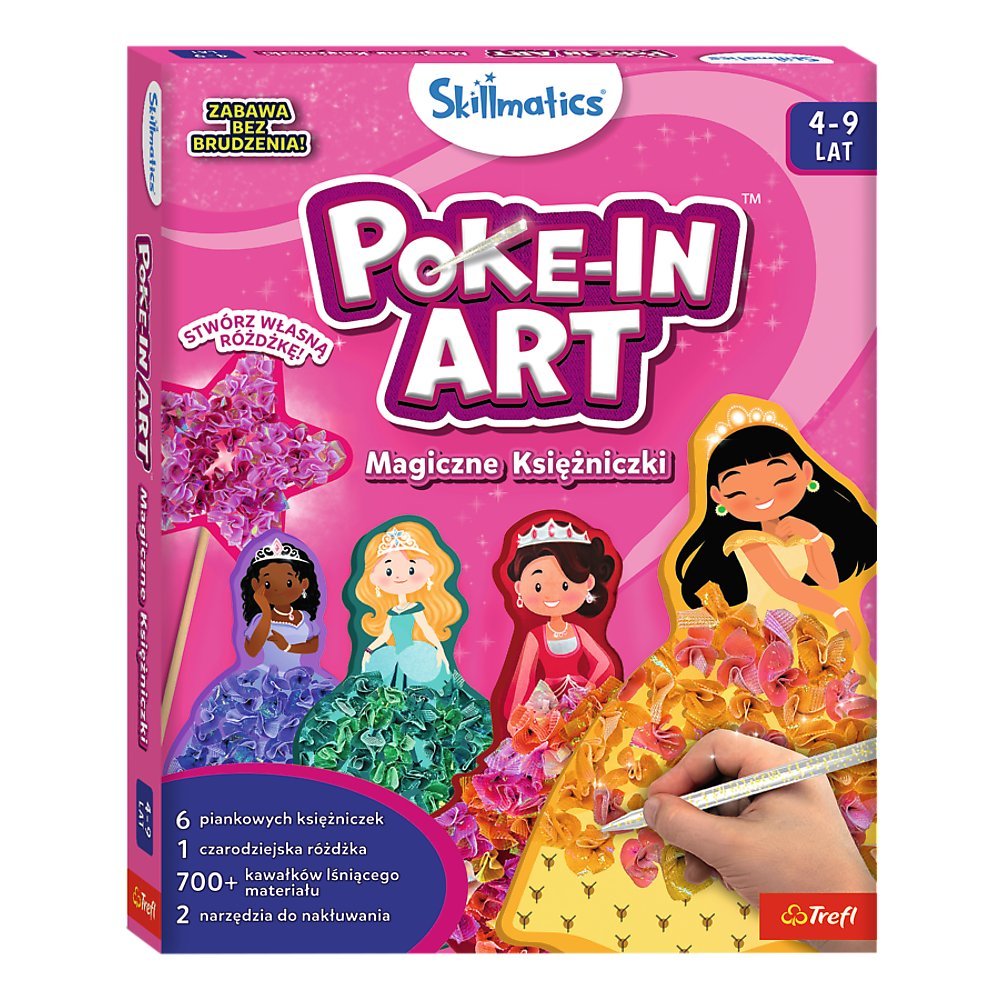 Trefl, Skillmatics Poke-In Art, Magiczne Księżniczki