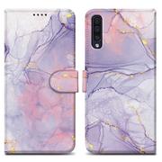 Etui i futerały do telefonów - Etui Do Samsung Galaxy A50 4G / A50s / A30s Pokrowiec w Różowo-Fioletowy Marmur No. 5 Etui Case Cover Obudowa Ochronny Cadorabo - miniaturka - grafika 1