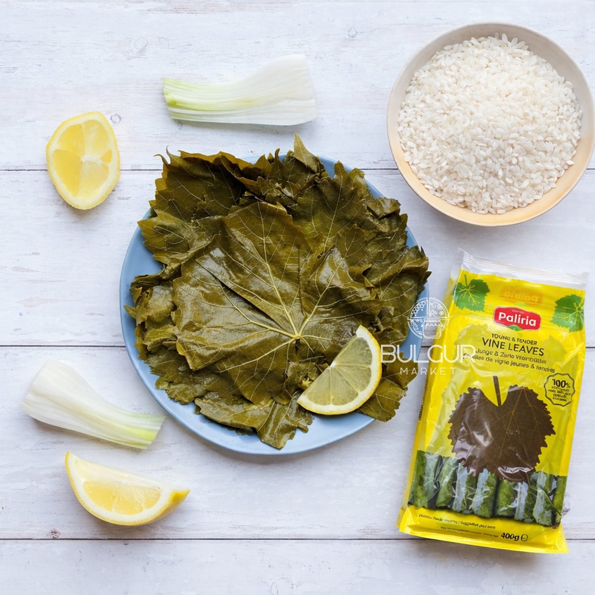 Młode Liście Winorośli Paliria 400g – liście winogron do Dolmades