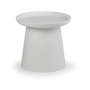 B2B Partner Plastikowy stolik kawowy FUNGO średnica 500 mm, biały 413000 - Stoły ogrodowe - miniaturka - grafika 1