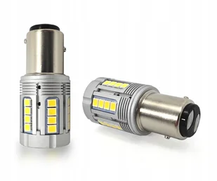 żarówka Led P21/5W BAY15D 12-24V bez błędu biała - Żarówki samochodowe - miniaturka - grafika 1