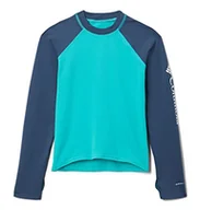 Bluzki damskie - Columbia Unisex Bluzka z długim rękawem chroniąca przed słońcem Dziecięca, Sandy Shores - miniaturka - grafika 1