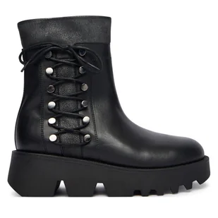 Botki Fly London Zakufly P145313000 Czarny - Botki damskie - miniaturka - grafika 1