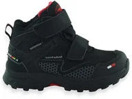 Buty dla chłopców - Śniegowce dla dzieci American Club HL 103/23 Czarne - miniaturka - grafika 1