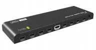 Akcesoria do monitorów - Rozdzielacz / Splitter Techly HDMI2-4K8HDR HDMI 2.0 1x8 4K 60Hz HDR EDID - miniaturka - grafika 1