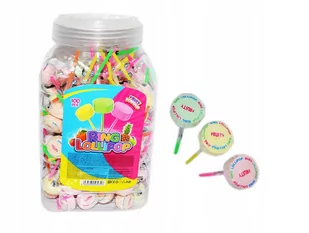 Ring Lollipop, lizaki pudrowe, 100 sztuk - Gumy do żucia, lizaki, dropsy - miniaturka - grafika 1