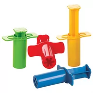 Masy plastyczne - Modelinowe strzykawko foremki  (4 w zestawie) do zabawy dla dzieci - miniaturka - grafika 1
