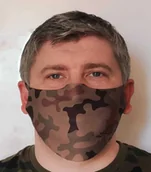 Maseczki ochronne i antywirusowe - MASECZKA KAMUFLAŻ WZ93 LEŚNY Rozmiar M - miniaturka - grafika 1