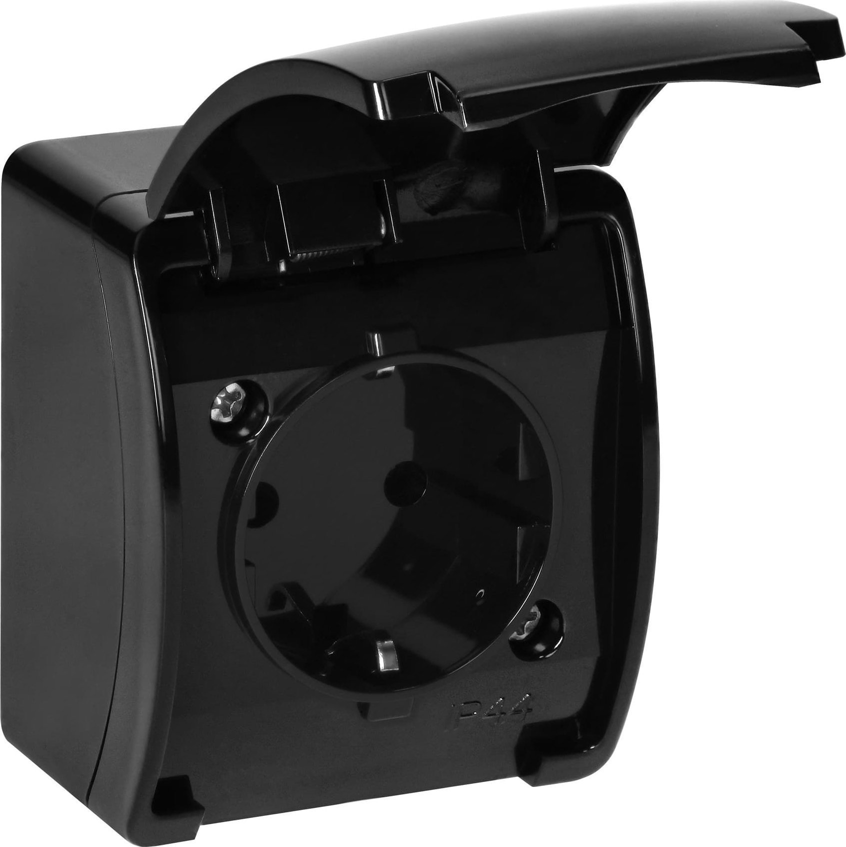 Orno ORNO GNIAZDO POJEDYNCZE 2P+Z SCHUKO AQUATIC IP44 CZARNY