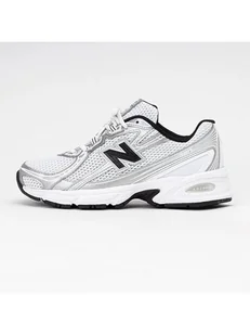 New Balance Sneakersy "740" w kolorze srebrno-biało-czarnym - Trampki damskie - miniaturka - grafika 1