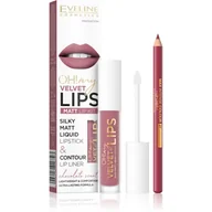 Palety i zestawy do makijażu - Eveline cosmetics Eveline Oh! My Lips Zestaw do Makijażu Ust 13 Brownie Biscotti EVEL-6793 - miniaturka - grafika 1