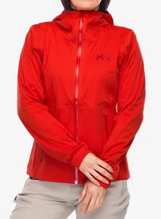 Kurtka przeciwdeszczowa damska Helly Hansen Momentum 3L Stretch Jacket - alert red - Kurtki damskie - miniaturka - grafika 1
