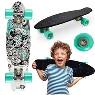 Deskorolki - Qkids Designerska deskorolka dziecięca 2Y43BM 2Y43BM SAM  ONE SIZE - miniaturka - grafika 1