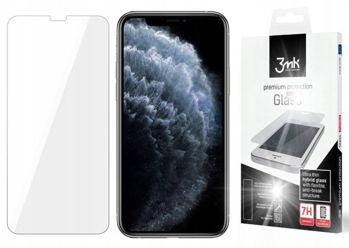 Szkło hybrydowe 3MK do Apple iPhone 11 Pro