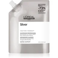 Szampony do włosów - L'Oréal Professionnel Silver Professional Shampoo Szampon do włosów Napełnienie 500 ml - miniaturka - grafika 1