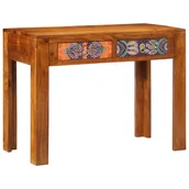 Biurka - Biurko do pisania z szufladą Brązowy 100 x 50 x 75 cm vidaXL - miniaturka - grafika 1