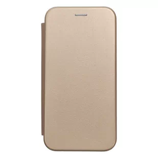 Forcell Kabura Book Elegance do SAMSUNG A12 złoty - Etui i futerały do telefonów - miniaturka - grafika 1