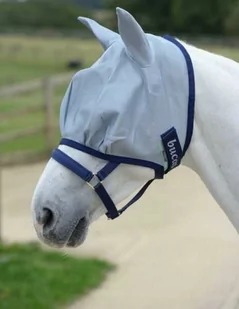 Bucas Maska przeciw owadom BUZZ-OFF - silver/navy - Akcesoria jeździeckie - miniaturka - grafika 1