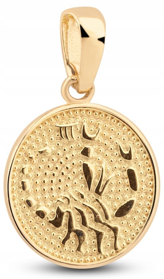 ZŁOTA ZAWIESZKA ZNAK ZODIAKU SKORPION 585