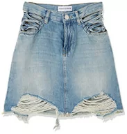 Spódnice - Pinko Bunkai Spódnica Denim Slouchy Damskie, Pju_pranie Vintage Średni, 34 - miniaturka - grafika 1