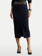 Spódnice - LAUREN RALPH LAUREN Spódnica ołówkowa 200P03729001 Granatowy Regular Fit - miniaturka - grafika 1