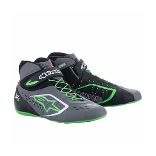 Buty kartingowe Alpinestars TECH 1-KX V2 szaro-zielone - Odzież do sportów motorowych - miniaturka - grafika 1