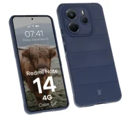 Etui i futerały do telefonów - Bizon Pancerne etui Case Tur do Xiaomi Redmi Note 14 4G, granatowe - miniaturka - grafika 1