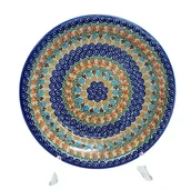 Dekoratorstwo - Ceramiczny talerz głęboki 22,5 cm Ceramika Bolesławiec - miniaturka - grafika 1