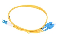 Kable światłowodowe - Extralink Patchcord LC/UPC-SC/UPC Jednomodowy, Duplex, G652D, 3mm, 15m - miniaturka - grafika 1