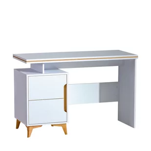 Biurko GA12 Gappa Dolmar Biały Brylantowy / Jesion Górski - Biurka - miniaturka - grafika 1