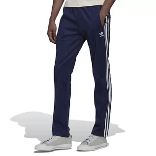 Spodnie sportowe męskie - Spodnie dresowe adidas Originals Adicolor Classic Beckenbauer Primeblue Track HK7372 - granatowe - grafika 1