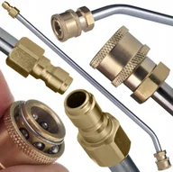 Inne akcesoria do nawadniania - LANCA DO MYJKI NA SZYBKOZŁĄCZKE 1/4 28CM ZAGIETA 30 ROSFIX LAVOR PARKSIDE - miniaturka - grafika 1