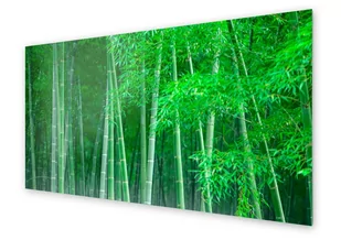 Panel kuchenny HOMEPRINT Zielony las bambusowy 125x50 cm - Dekoracje domu - miniaturka - grafika 1