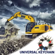 Inne - TEMU Zestaw Kluczy Głównych Wysokiej Jakości z Pierścieniami, Kompatybilny z Kobelco, Case, Cat, Bobcat, , , dla , Doosan, JCB, Genie, dla , , - miniaturka - grafika 1