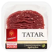 Mięso świeże i mrożone - Sokołów Premium Tatar z udźca wołowego 150 g - miniaturka - grafika 1