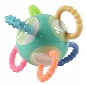 Grzechotki dla dzieci - PIŁKA GRZECHOTKA KULA ZABAWKA SENSORYCZNA DLA DZIECI - miniaturka - grafika 1