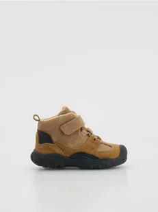 Reserved - Botki ze skórą naturalną - brązowy - Buciki dla niemowląt - miniaturka - grafika 1