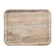 Tace i patery - Cambro TACA DO SERWOWANIA CAPRI 370x530 mm JASNE DREWNO LAMINOWANA GŁADKA CAMBRO - miniaturka - grafika 1