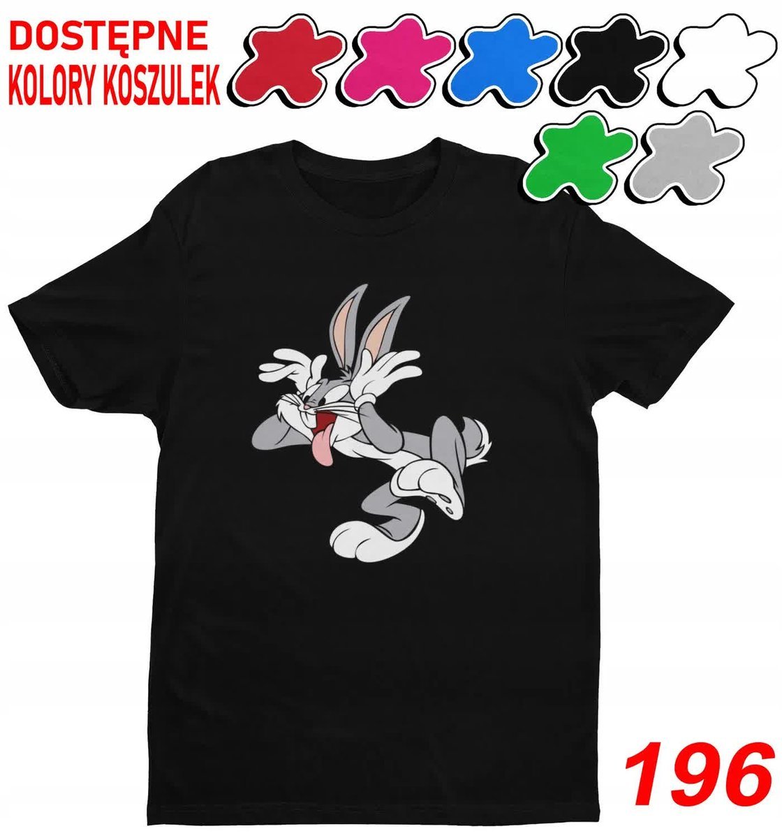 Dziecięca Koszulka T-Shirt Z Nadruki.Duży Wybór Królik Bugs Lola-M 134-140