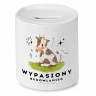 Skarbonki - Dla Budowlańca Skarbonka na Urodziny na Prezent z Nadrukiem ze Zdjęciem + Opakowanie na prezent (wzór 02) - miniaturka - grafika 1