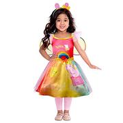 Sukienki i spódniczki dla dziewczynek - amscan Amscan 9908876 Peppa tęczowa sukienka w wieku 2-3 lat, wielokolorowa 9908876 - miniaturka - grafika 1