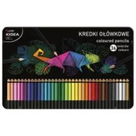 Kredki, ołówki, pastele i pisaki - Derform Kredki trójkątne 36 kolorów KIDEA - DERFORM - miniaturka - grafika 1