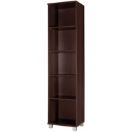 Regały - Regał Wąski M12 Maximus Maridex Kasztan Wenge - miniaturka - grafika 1