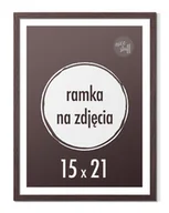Ramki na zdjęcia - Ramka na zdjęcia 15x21 cm A5 Ramki 21x15 wenge stojąca z nóżką - miniaturka - grafika 1