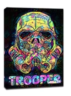 Obrazy i zdjęcia na płótnie - PsychoSkulls, Stormtrooper, Star Wars Gwiezdne Wojny - obraz na płótnie Wymiar do wyboru: 40x50 cm - miniaturka - grafika 1
