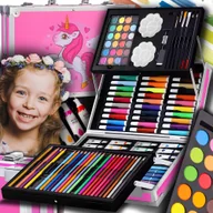 Zabawki kreatywne - GALAXIA ZESTAW DO MALOWANIA DLA DZIECI Dziewczynek Artystyczny Plastyczny WALIZKA - miniaturka - grafika 1
