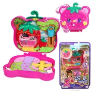 Lalki dla dziewczynek - Polly Pocket Kompaktowy Truskawkowy Miś Pudełko Z Akcesoriami - miniaturka - grafika 1