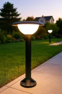 Lampy ogrodowe - Febe H63 lampa stojąca ogrodowa 1xE27 czarna - miniaturka - grafika 1